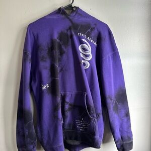 Civil Regime Purple and Black Hoodie